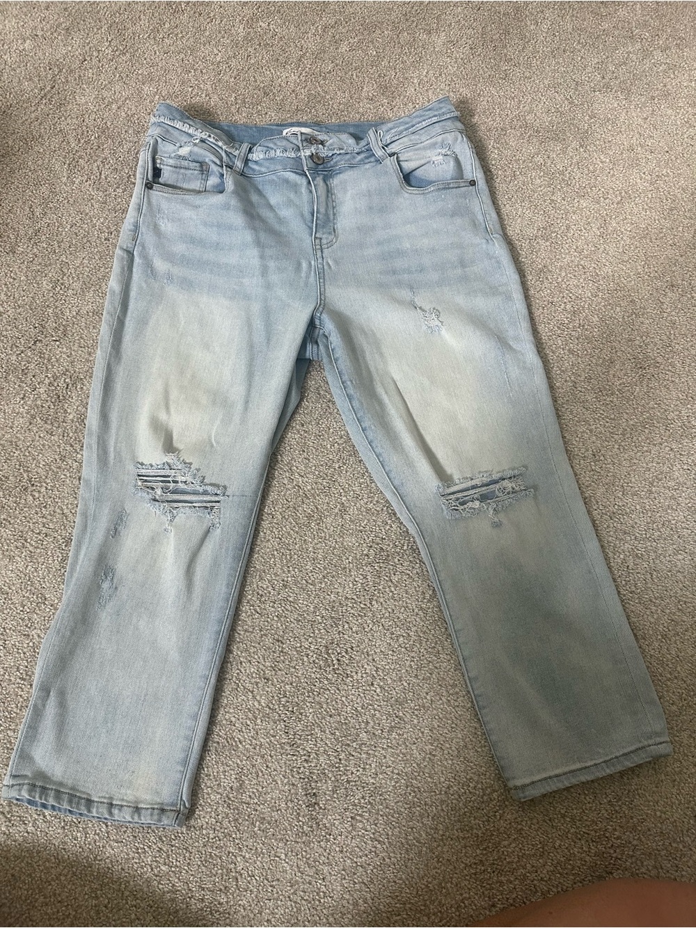 Light Blue Distressed Women’s KanCan Jeans